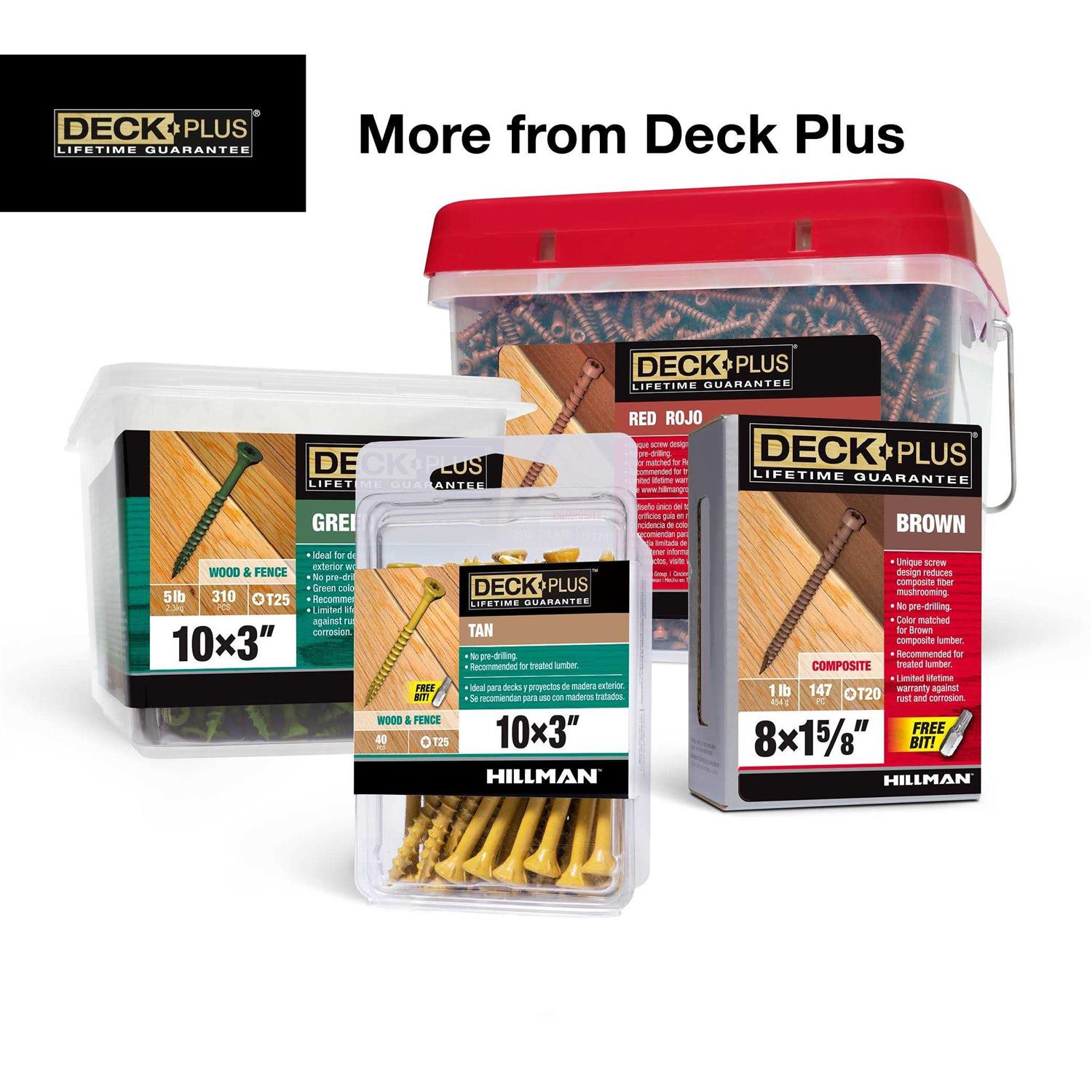 Deck Plus Tan Deck & Fence Screw Assortment - Image 2