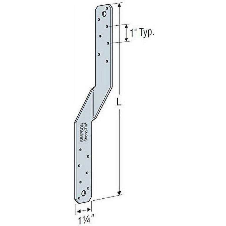 Simpson Strong-Tie LTS12 Galvanized Twist Strap - Image 5