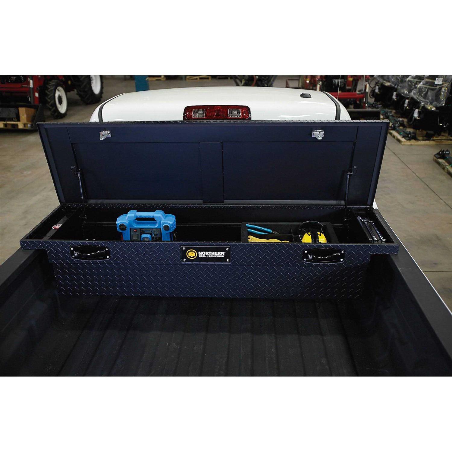 Northern Tool Low Profile Crossover Truck Tool Box with Removable Tray - Image 2