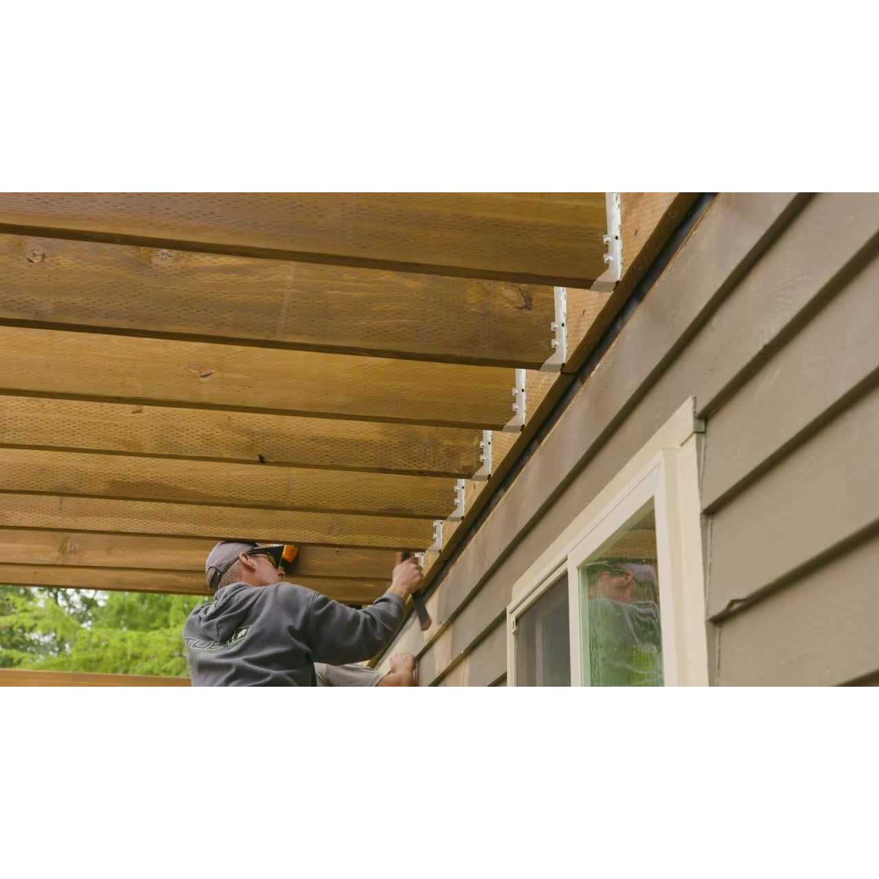 Simpson Strong-Tie HUC28-2 Galvanized Face-Mount Concealed-Flange Joist Hanger for Double 2x8 - Image 5