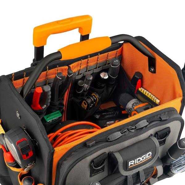 RIDGID 17 Pocket Professional Grade Rolling Tool Bag - Image 5