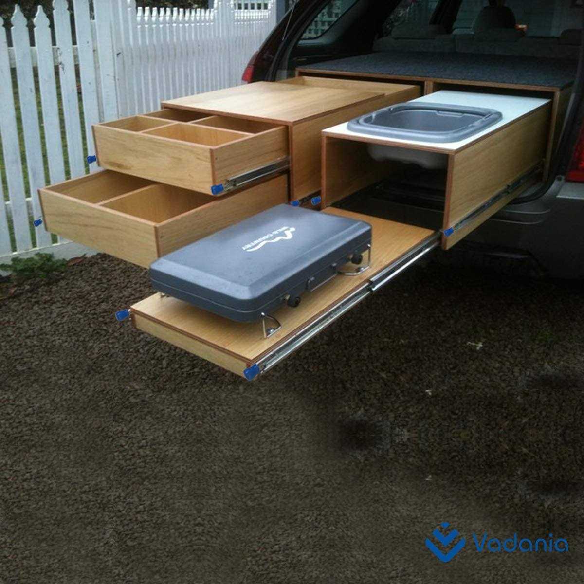 VADANIA Heavy Duty Drawer Slides with Lock - Image 5