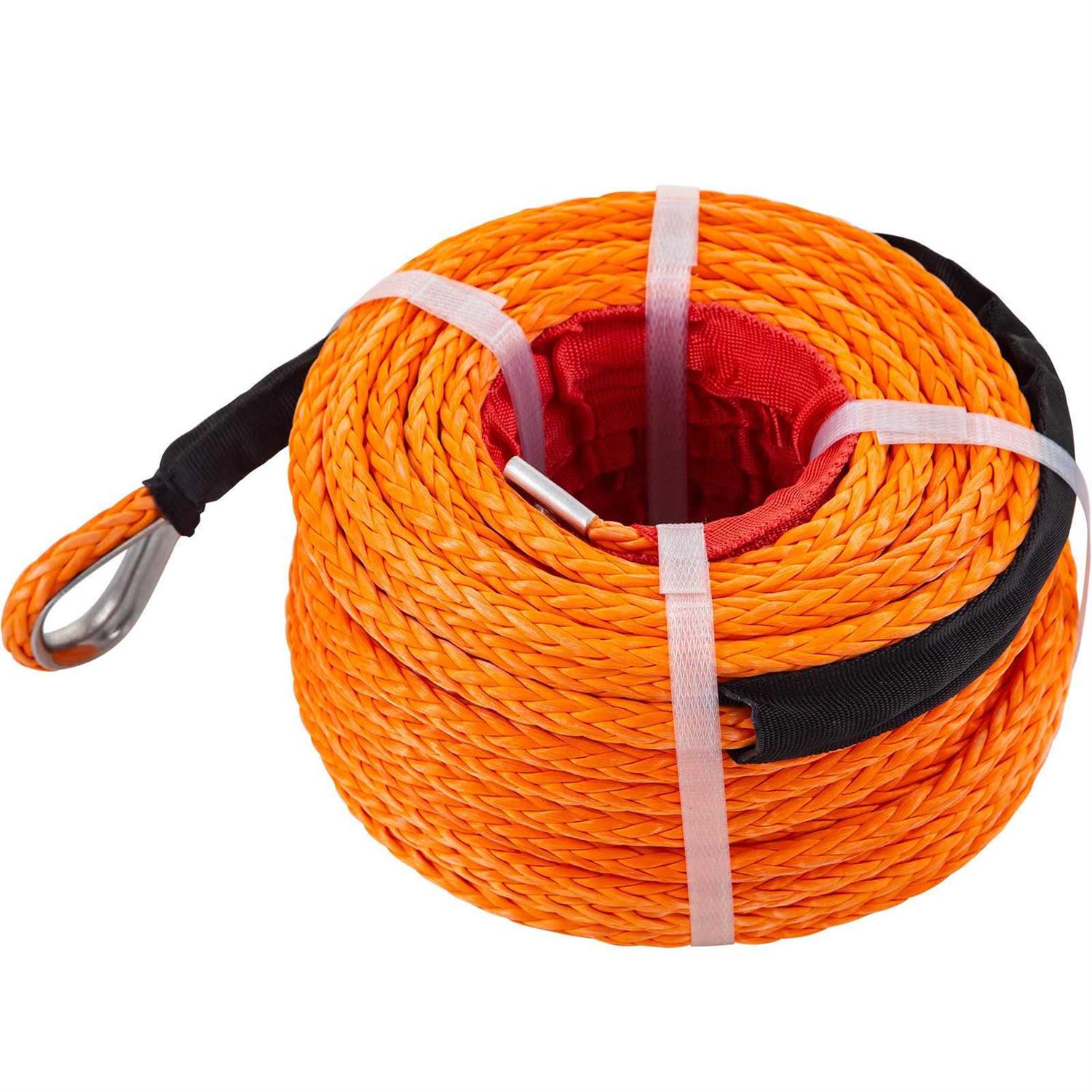 VEVOR Synthetic Winch Rope 100ft Winch Cable with G70 Hook Working Strength - Image 4