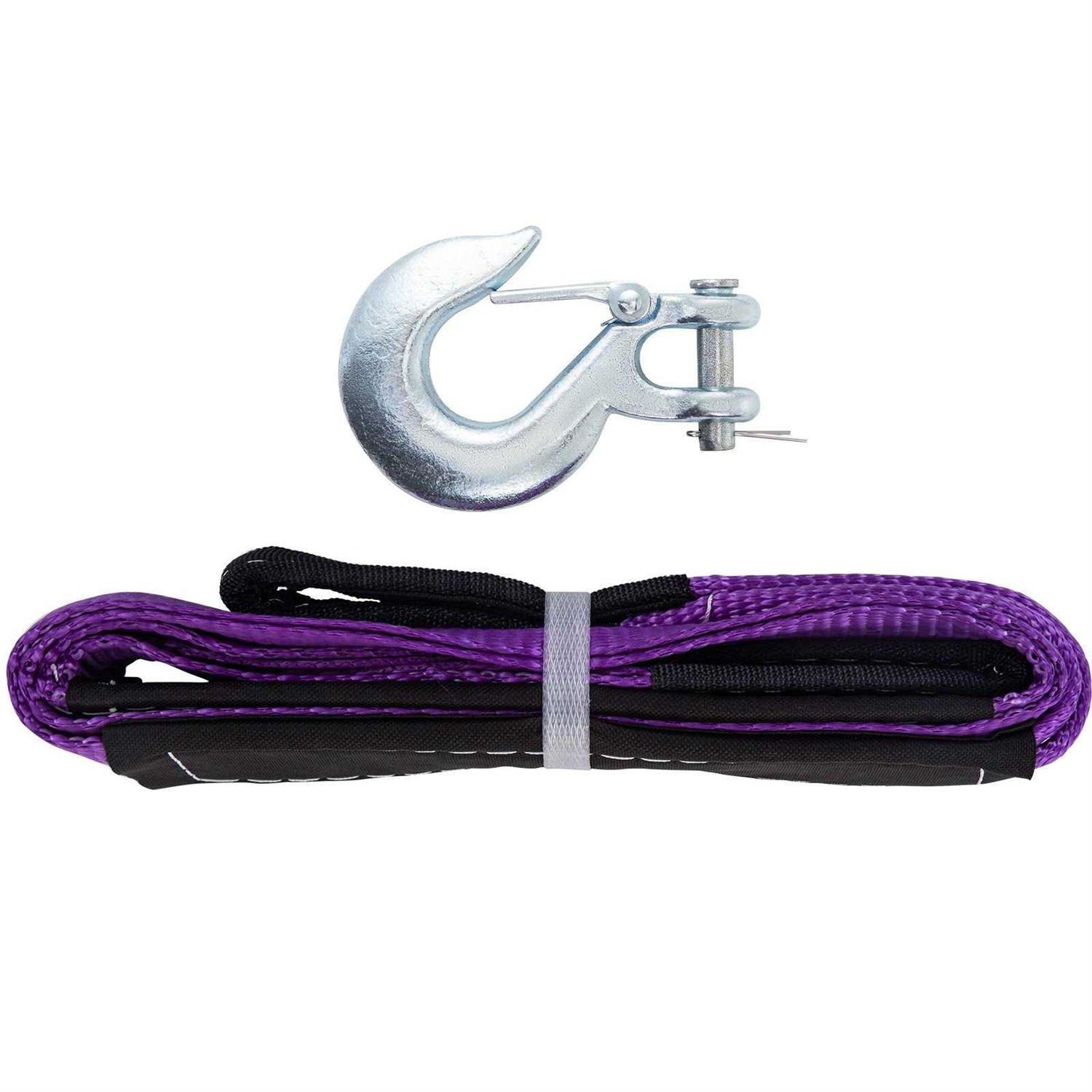 VEVOR Synthetic Winch Rope 100ft Winch Cable with G70 Hook Working Strength - Image 5