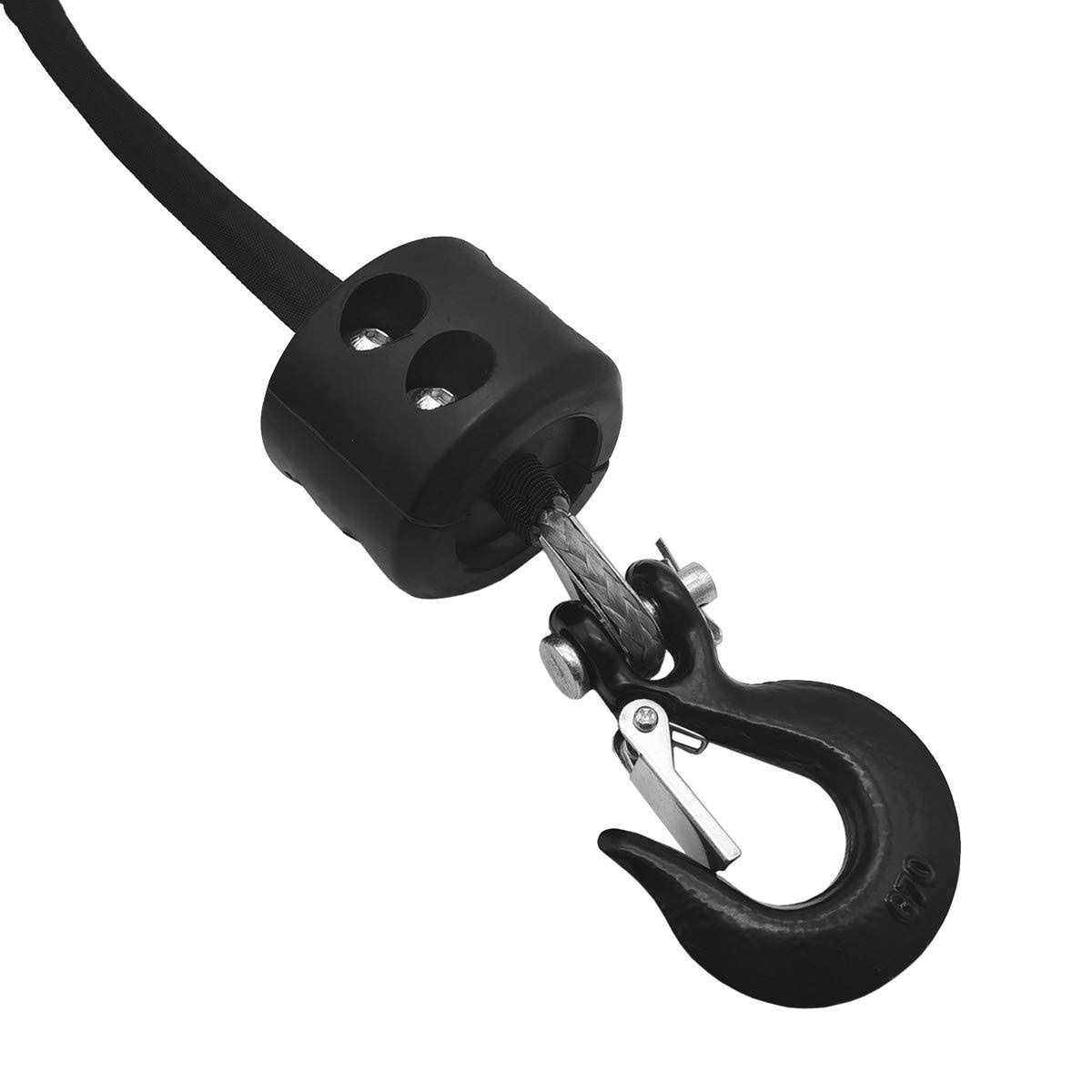 Ucreative 50 Feet Synthetic Winch Rope Line Cable with Hook and Stopper for ATV UTV - Image 4