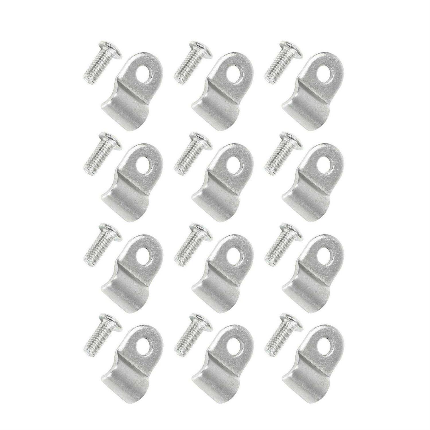 Easyberg 3/16 Stainless Steel Brake Line Clamp with Screw Street Rod Custom Dune Buggy