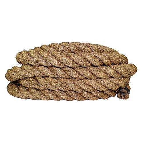 Twisted Manila Rope SGT Knots 3 Strand Natural Fiber Rope - Image 3