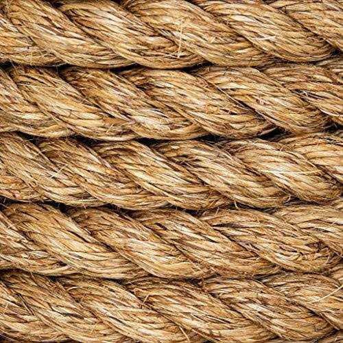 Twisted Manila Rope SGT Knots 3 Strand Natural Fiber Rope - Image 5
