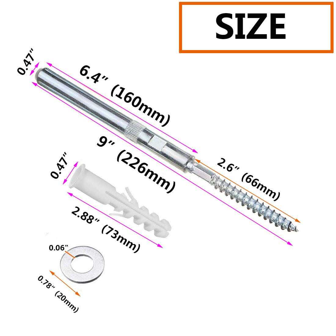 SpzcdZa 4pcs Floating Shelf Invisible Support Bracket,Hidden Shelf Support Brackets Hardened Concealed Floating Shelf Blind Wall Shelf - Image 4