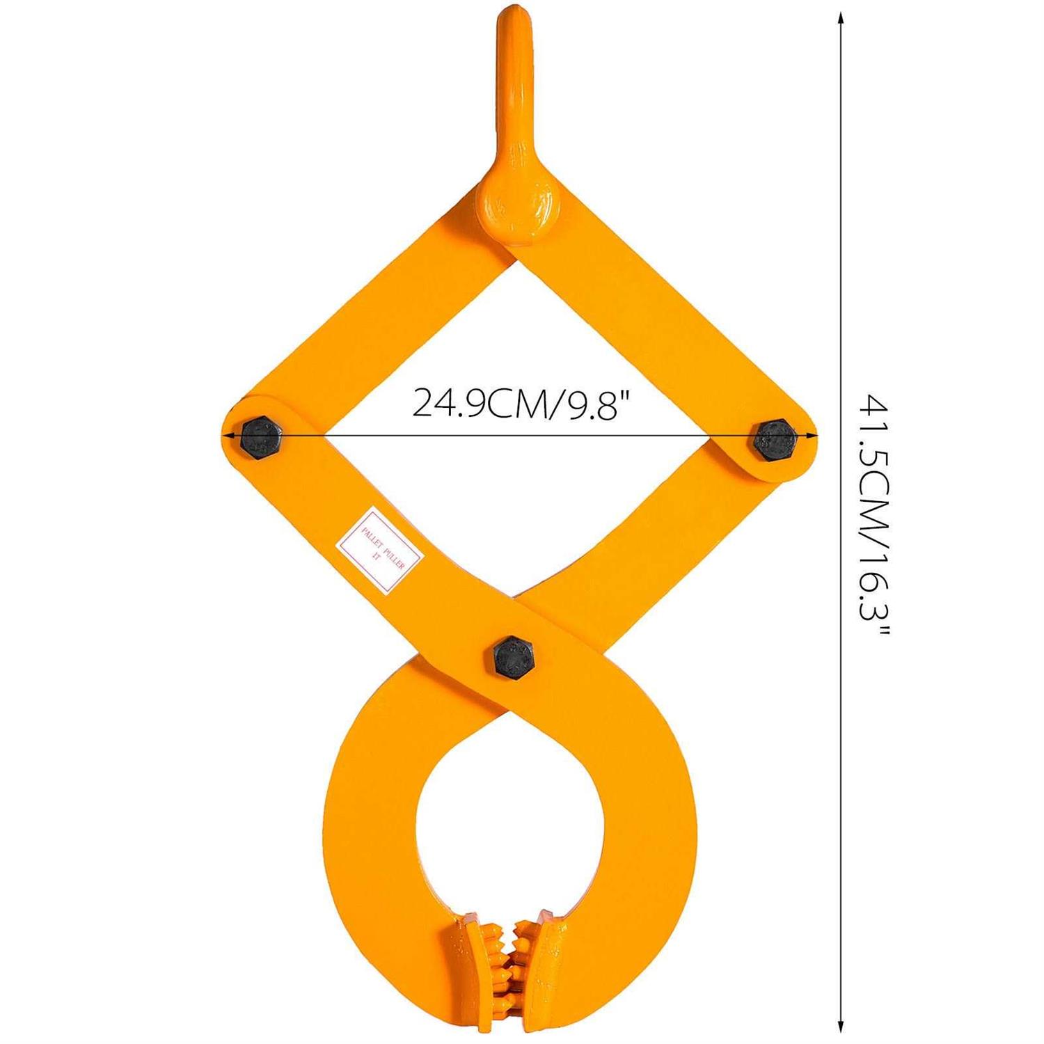 VEVOR Pallet Puller Capacity Steel Single Scissor Pallet Puller Clamp Jaw Opening Pallet Grabber - Image 3