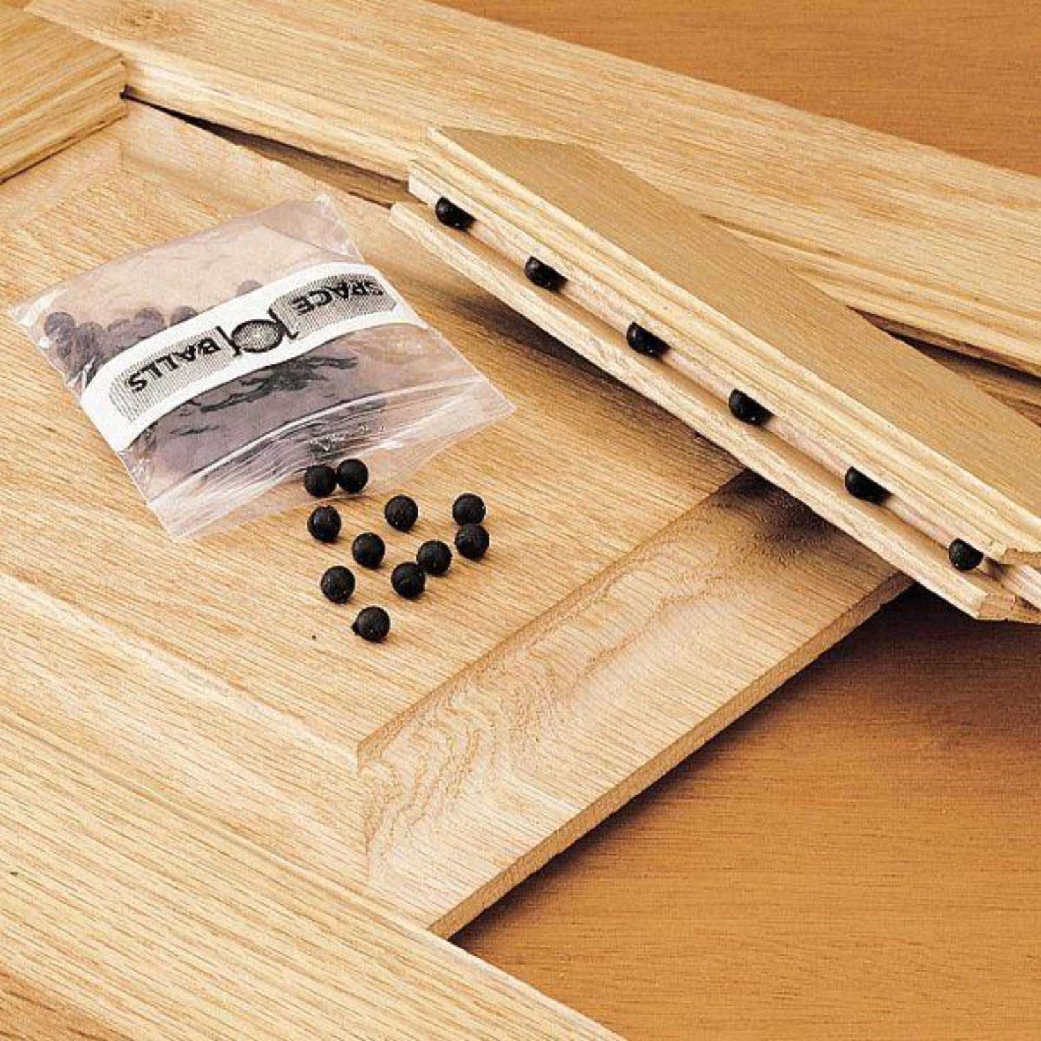 Space Balls Raised Panel Cabinet Door Spacers for 1/4 Groove - Image 3