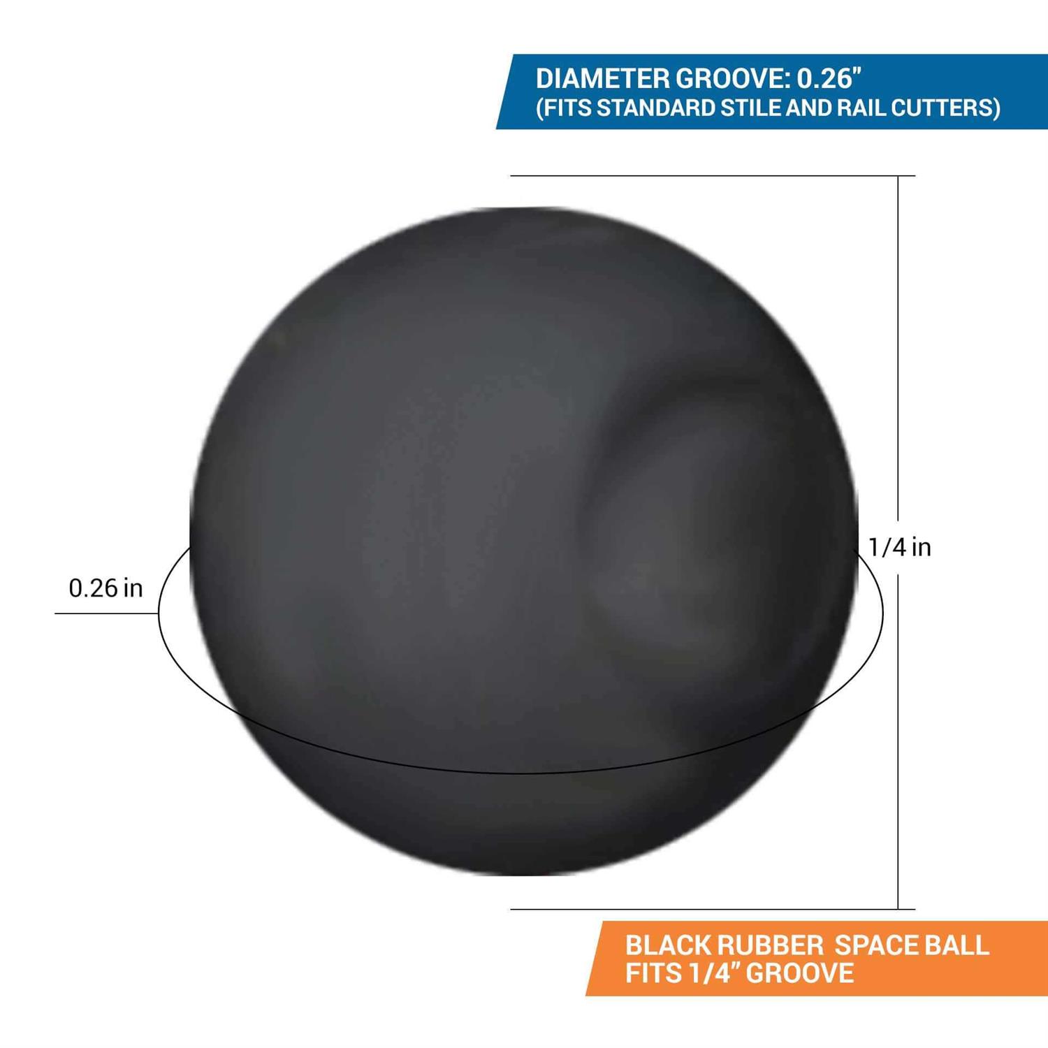 Space Balls Raised Panel Cabinet Door Spacers for 1/4 Groove - Image 5