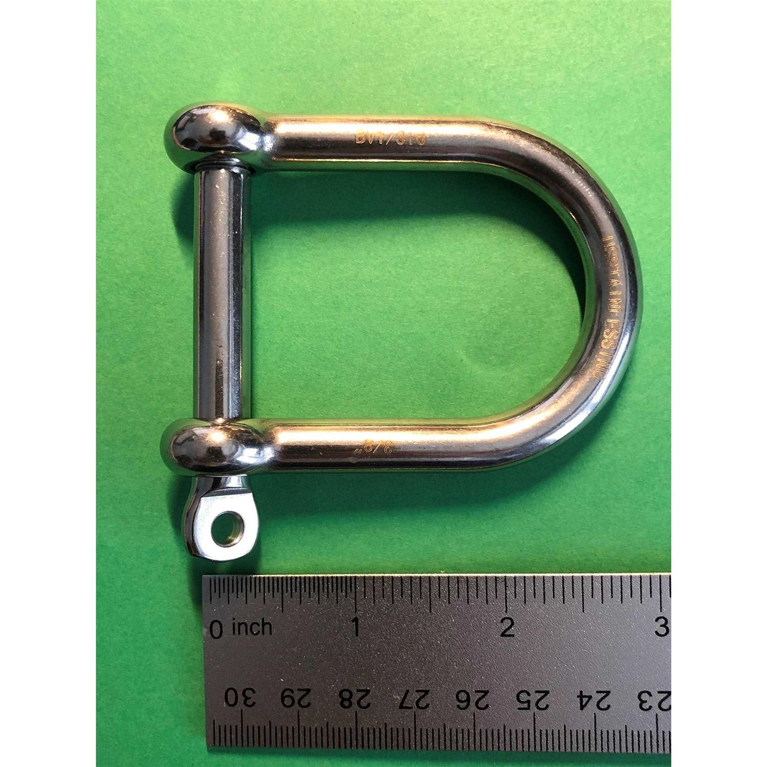 US Stainless Stainless Steel 316 D Shackle Marine Grade - Image 3