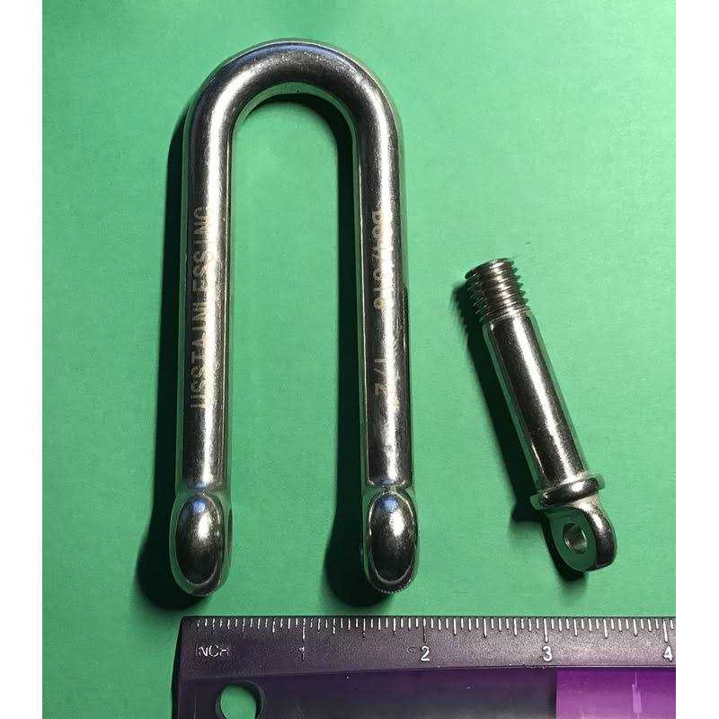 US Stainless Stainless Steel 316 D Shackle Marine Grade - Image 5