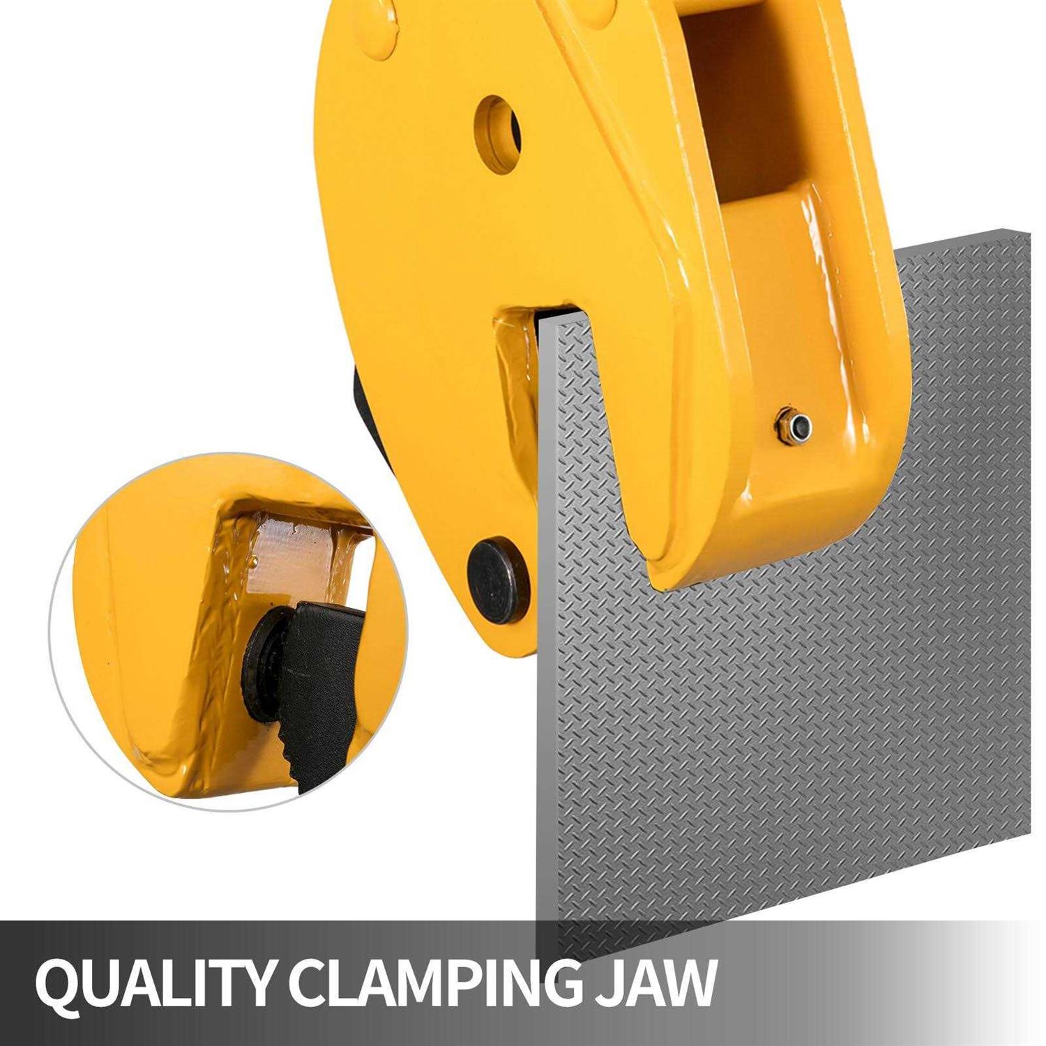 VEVOR Lifting Clamp Working Load Vertical Plate Clamp Jaw Opening - Image 3