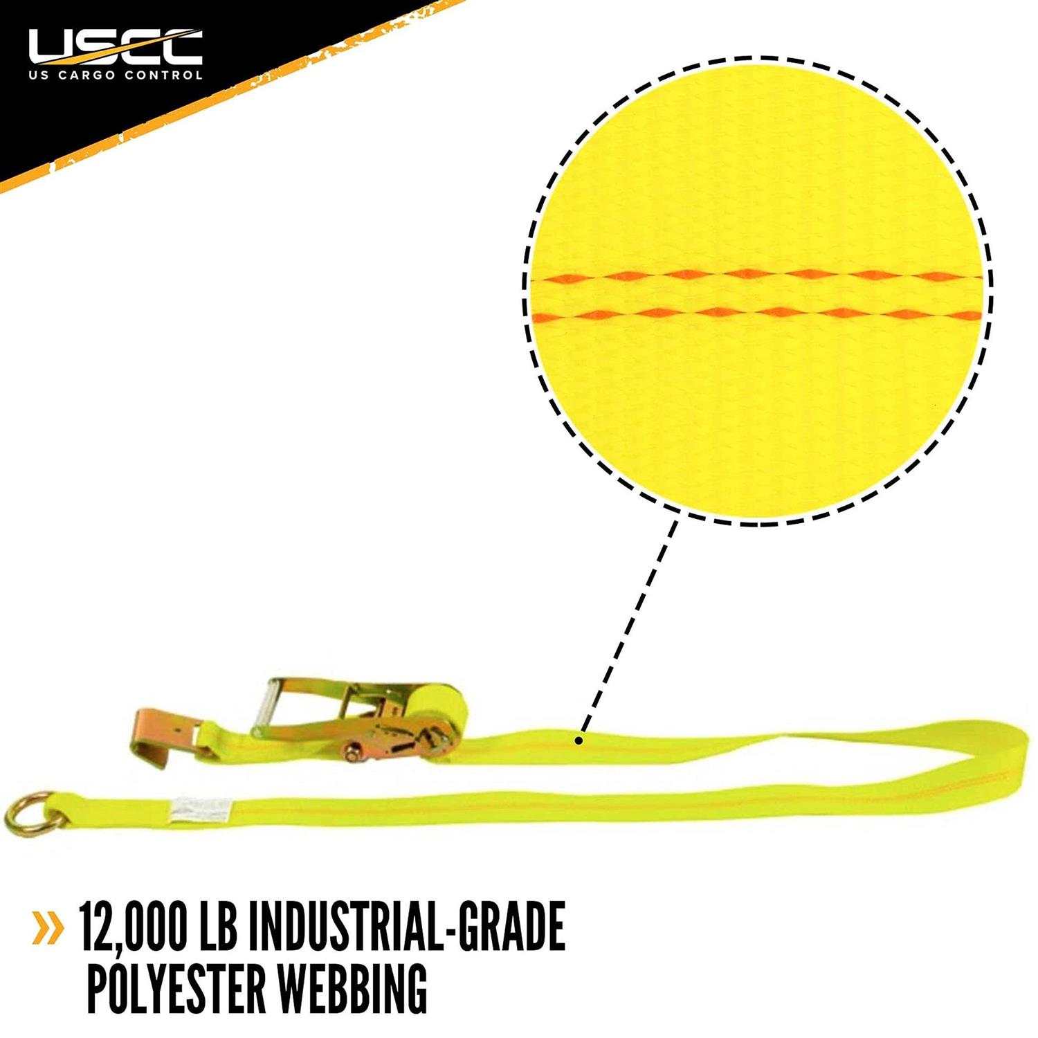 US Cargo Control Smwnfh-4Pk Side Mount Wheel Net with Ratchet and Flat - Image 4