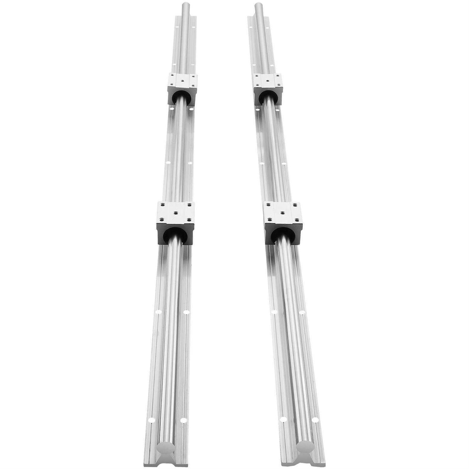 VEVOR SBR16 Linear Guide Rail Slide Rail 4 PCS SBR16UU Bearing Block - Image 5