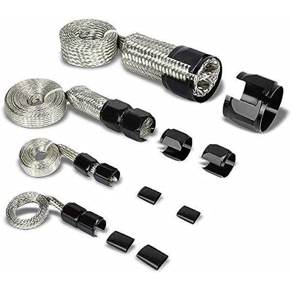 Universal Stainless Steel Braided Hose Dress Up Kit Oil/fuel/vacuum/radiator/heater - Image 5