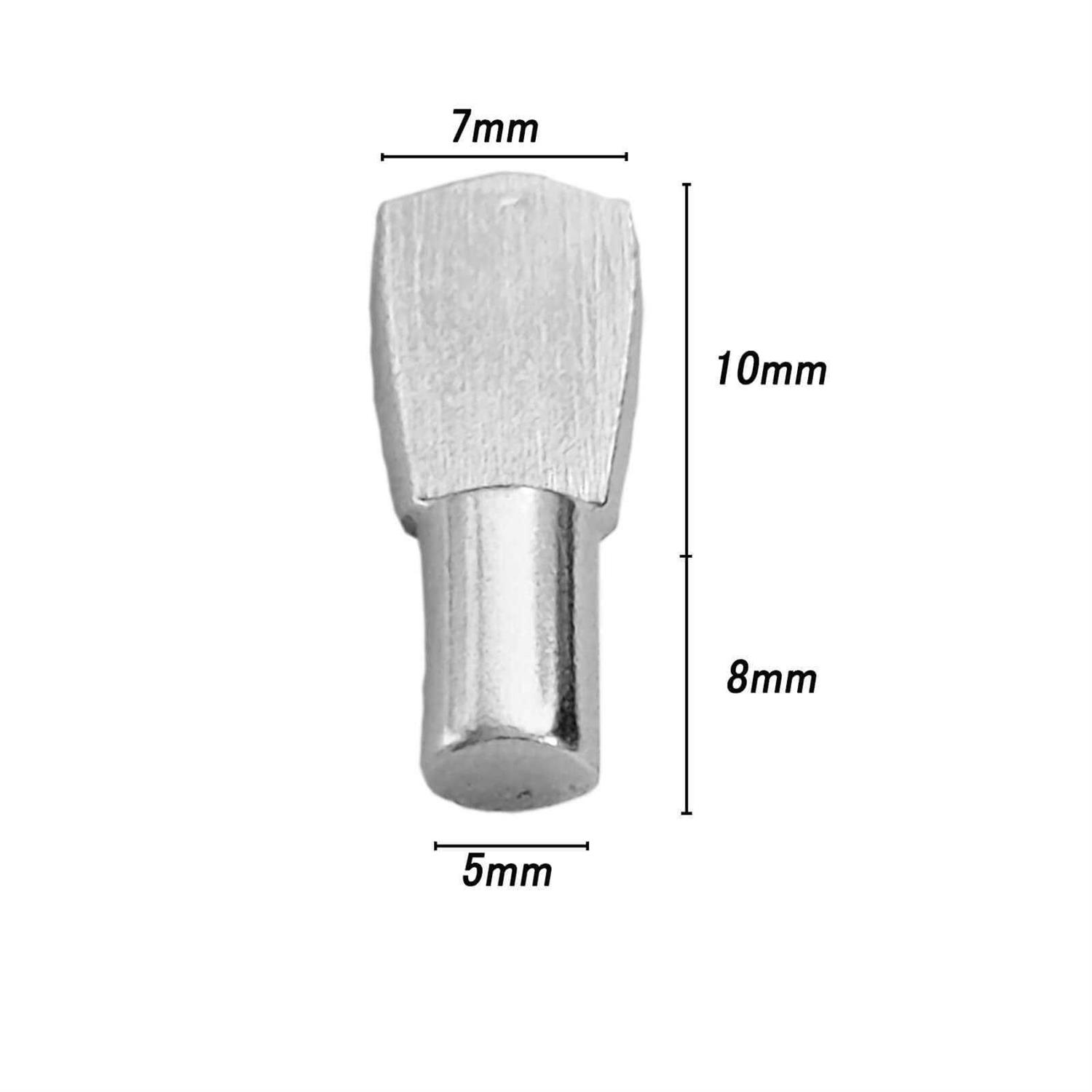 Shelf Pin Spoon Shaped Cabinet Support Pegs Support Heavy Duty Metal - Image 4