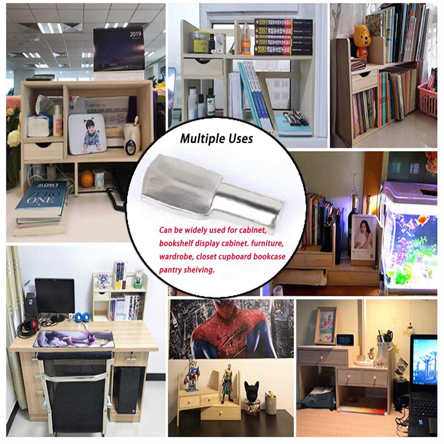 Shelf Pin Spoon Shaped Cabinet Support Pegs Support Heavy Duty Metal - Image 5