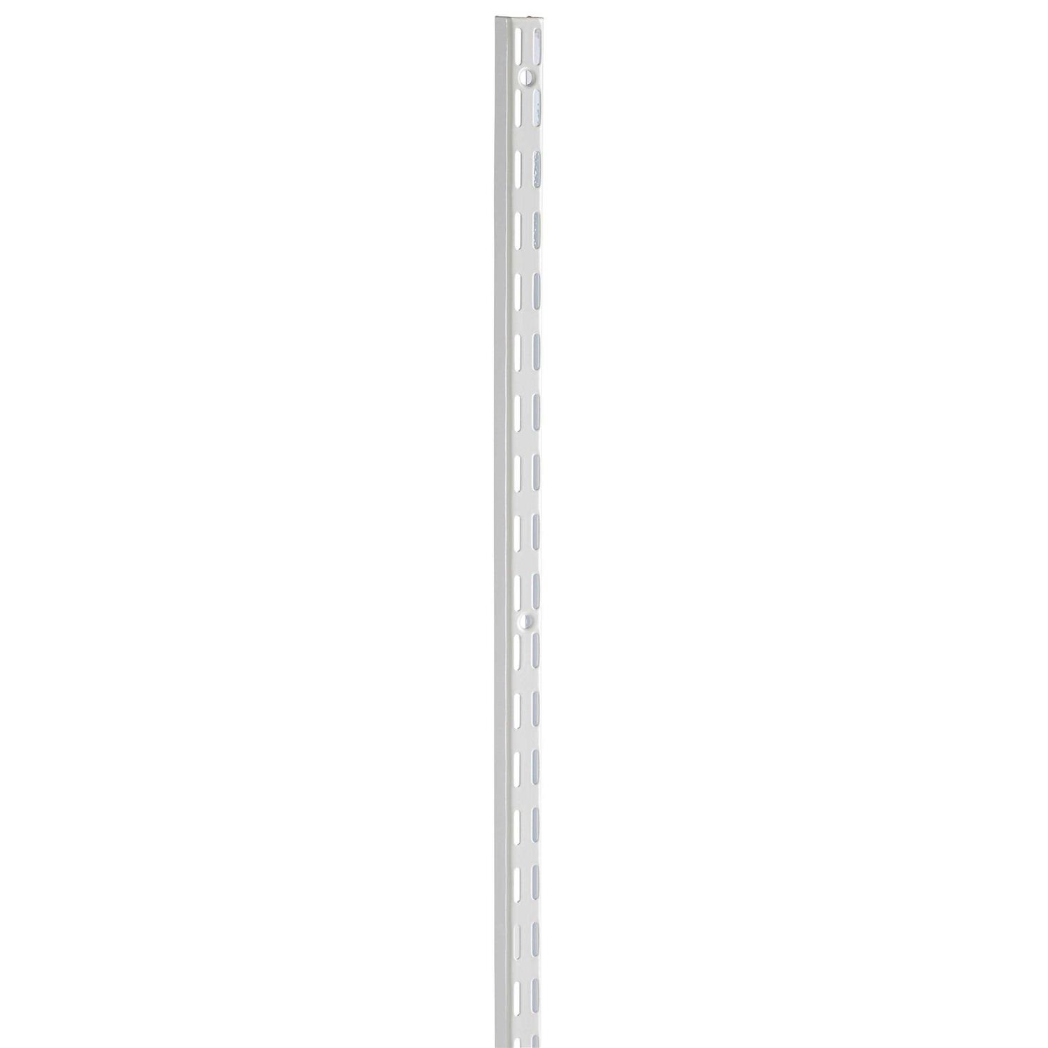 Rubbermaid White Twin Track Upright