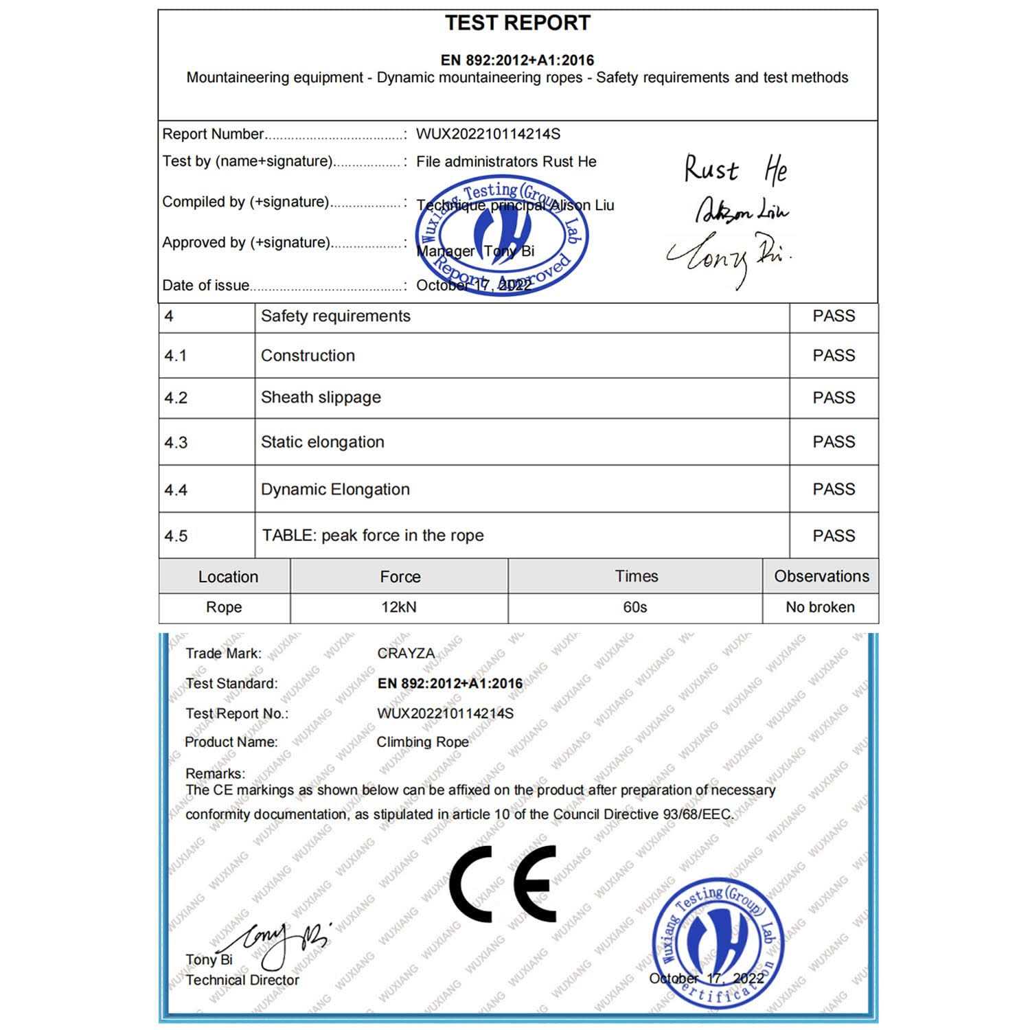 Crayza Double Braided Polyester Rope Strong Arborist Rigging Rope 48 Strands for Climbing Tree Work Pulling Swing Sailing - Image 4