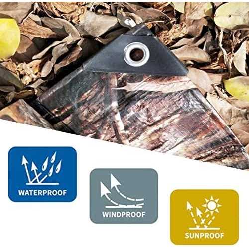 Tongcamo Heavy Duty 8 Mil Tarp Cover Waterproof Uv Resistant Tarpaulin Used for Outdoor - Image 4