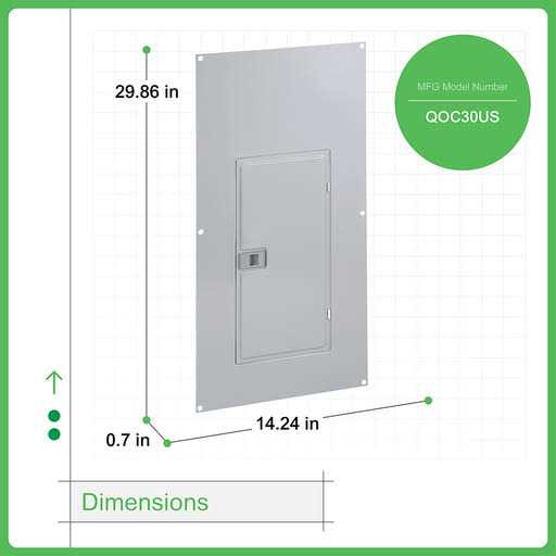 Square D QOC30US Load Center Cover - Image 4