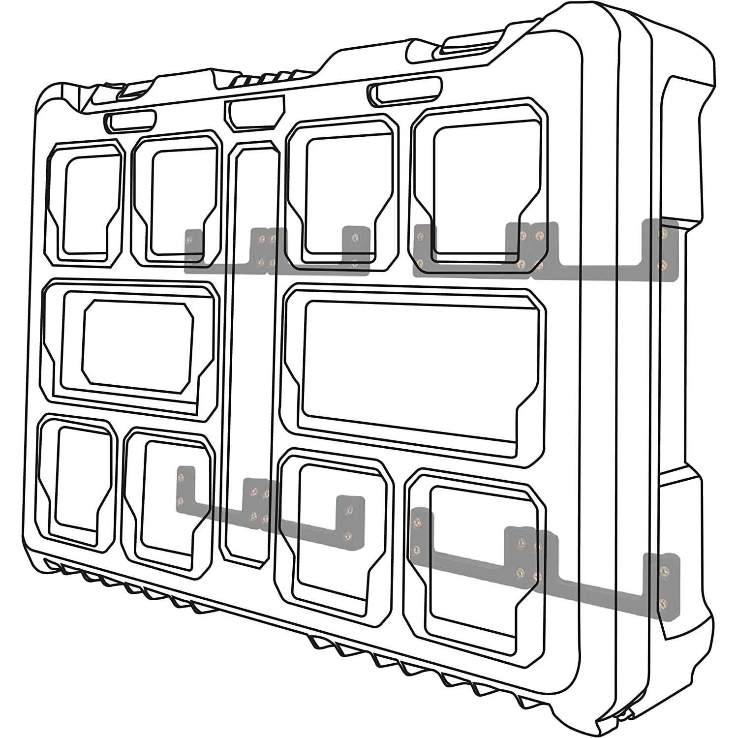 StealthMounts Packout Mounting Cleats 12 Pack Milwaukee Packout Cleats - Image 3