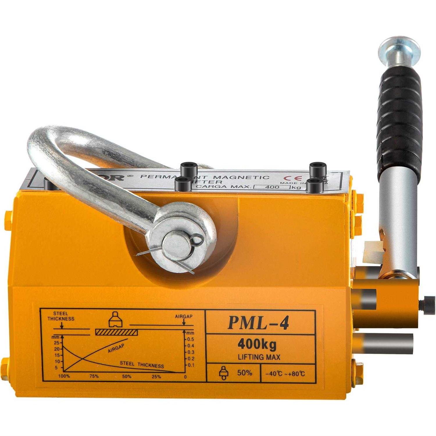 VEVOR Lifting Magnet Permanent Magnetic Hoist Crane Lifter Handling Block - Image 4