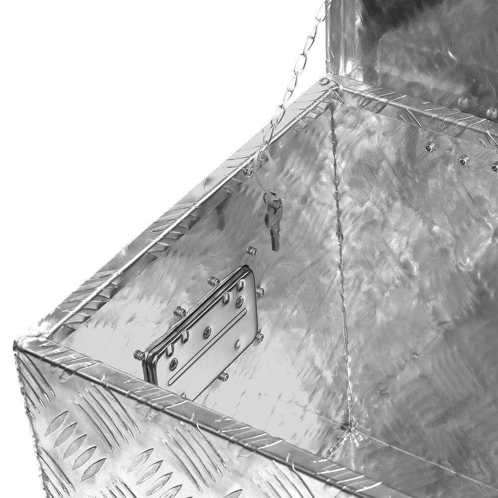 Stark USA Stark 48-Inch Aluminum Truck Underbody Pickup Tool Box RV ATV Trailer Storage Lock - Image 4