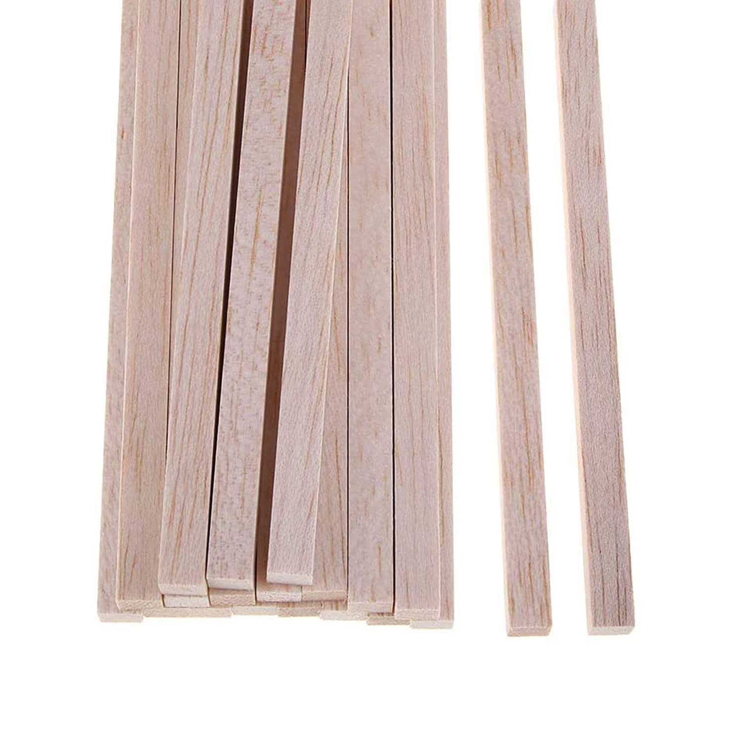 Craftiff Balsa Wood Sticks 1/4 Inch Square Dowels Strips 12 Long - Image 4