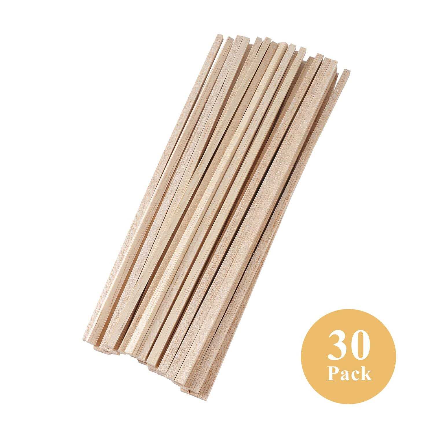 Craftiff Balsa Wood Sticks 1/4 Inch Square Dowels Strips 12 Long - Image 5