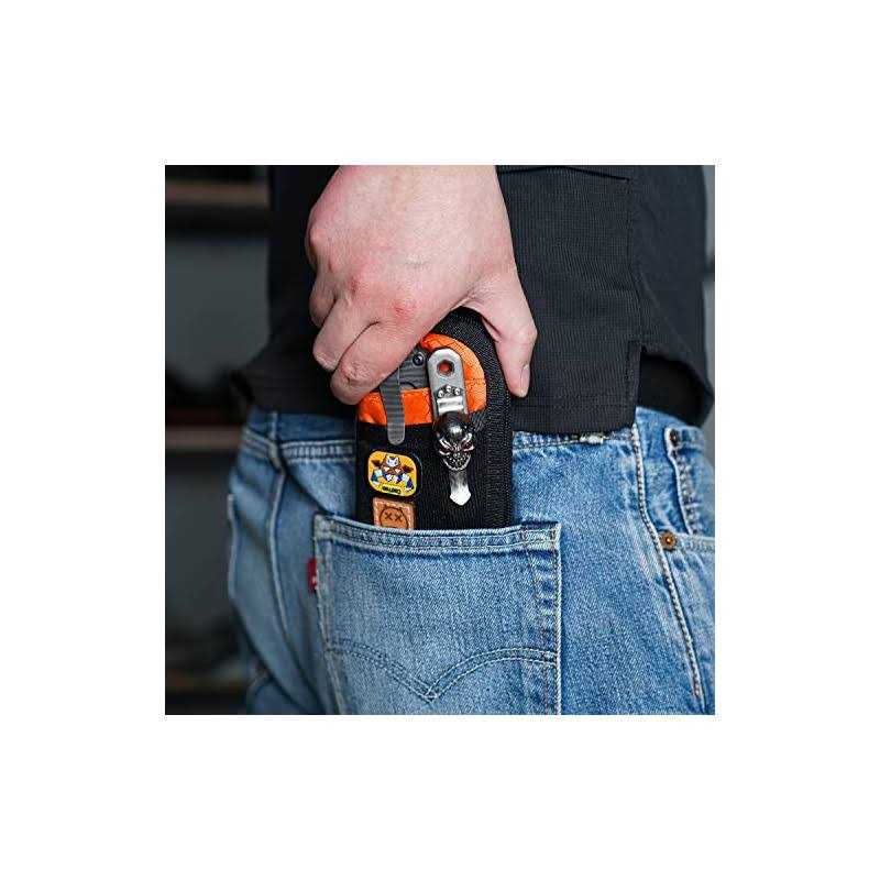 VIPERADE VE10 Tool Pouch EDC Pocket Organizer for Men Small EDC Organizer Pouch with 7 Pockets - Image 3