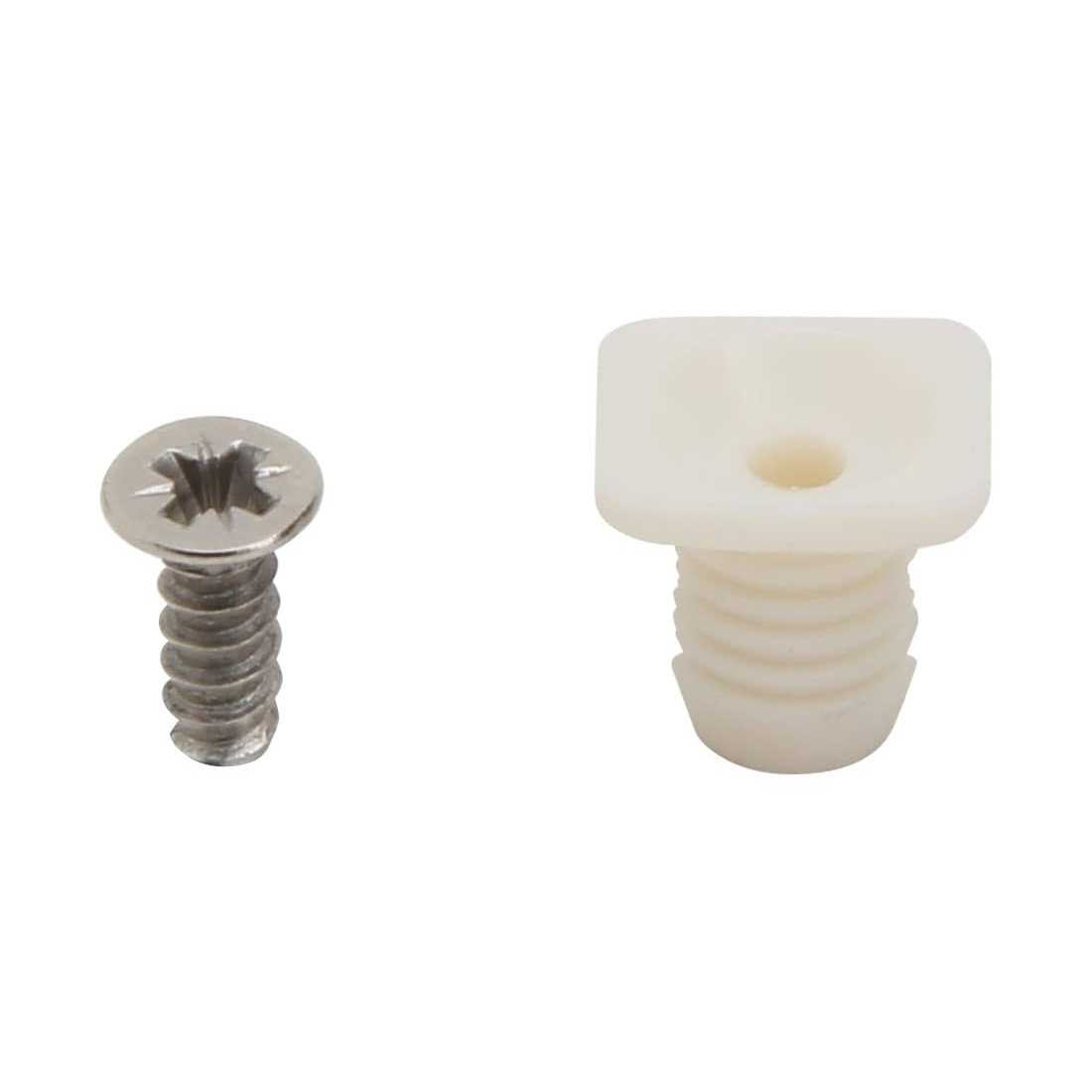 Silverline Hardware silverline 8mm plastic hinge dowel inserts with screws - Image 4