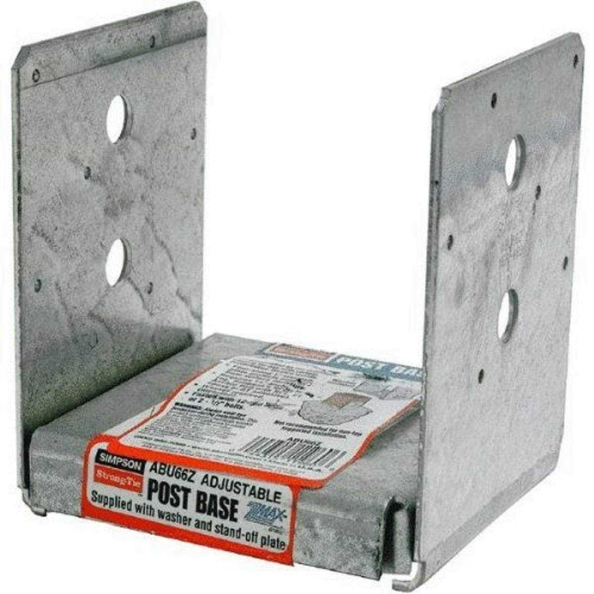 Simpson Strong-Tie Abu66z Post Base 12-ga Zmax