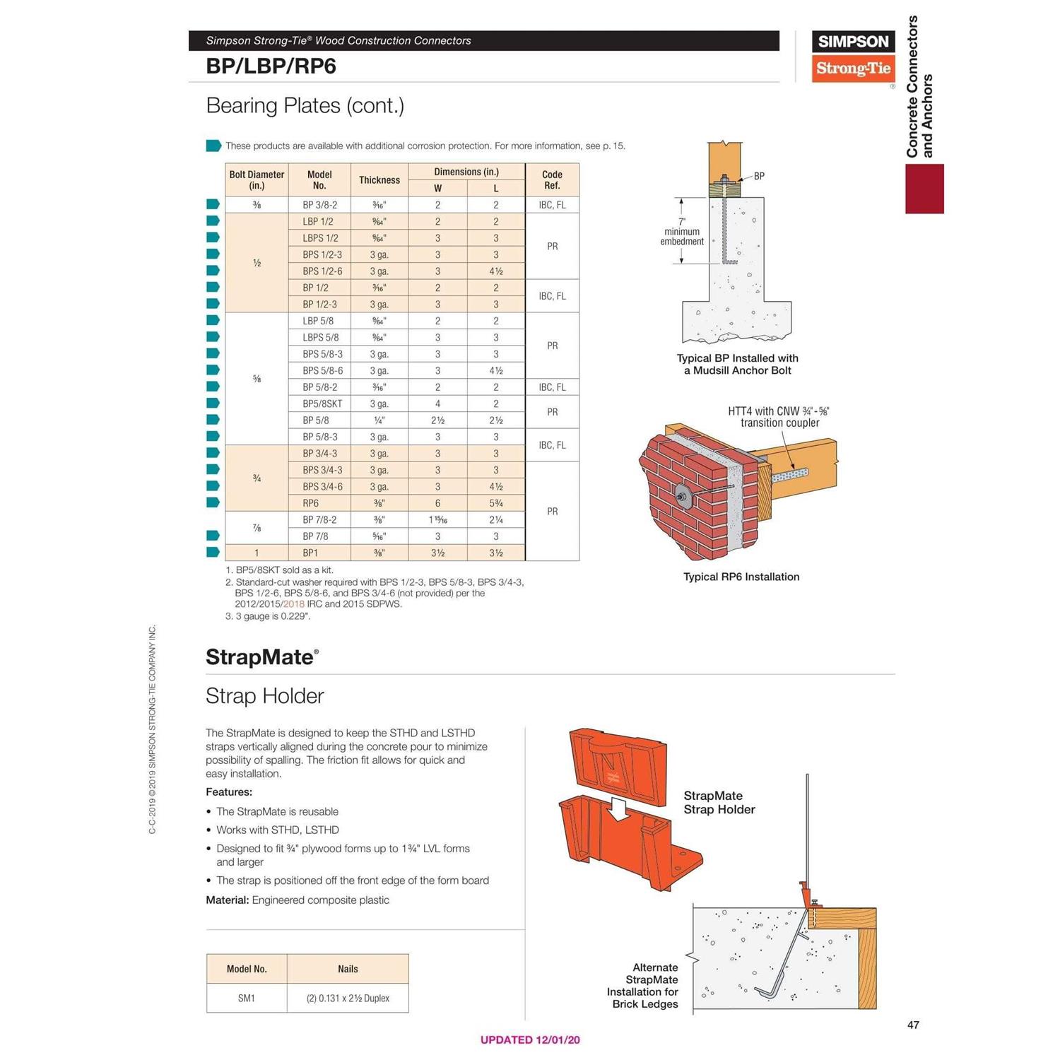 Simpson Strong-Tie LBP 1/2Z Bearing Plate - Image 4