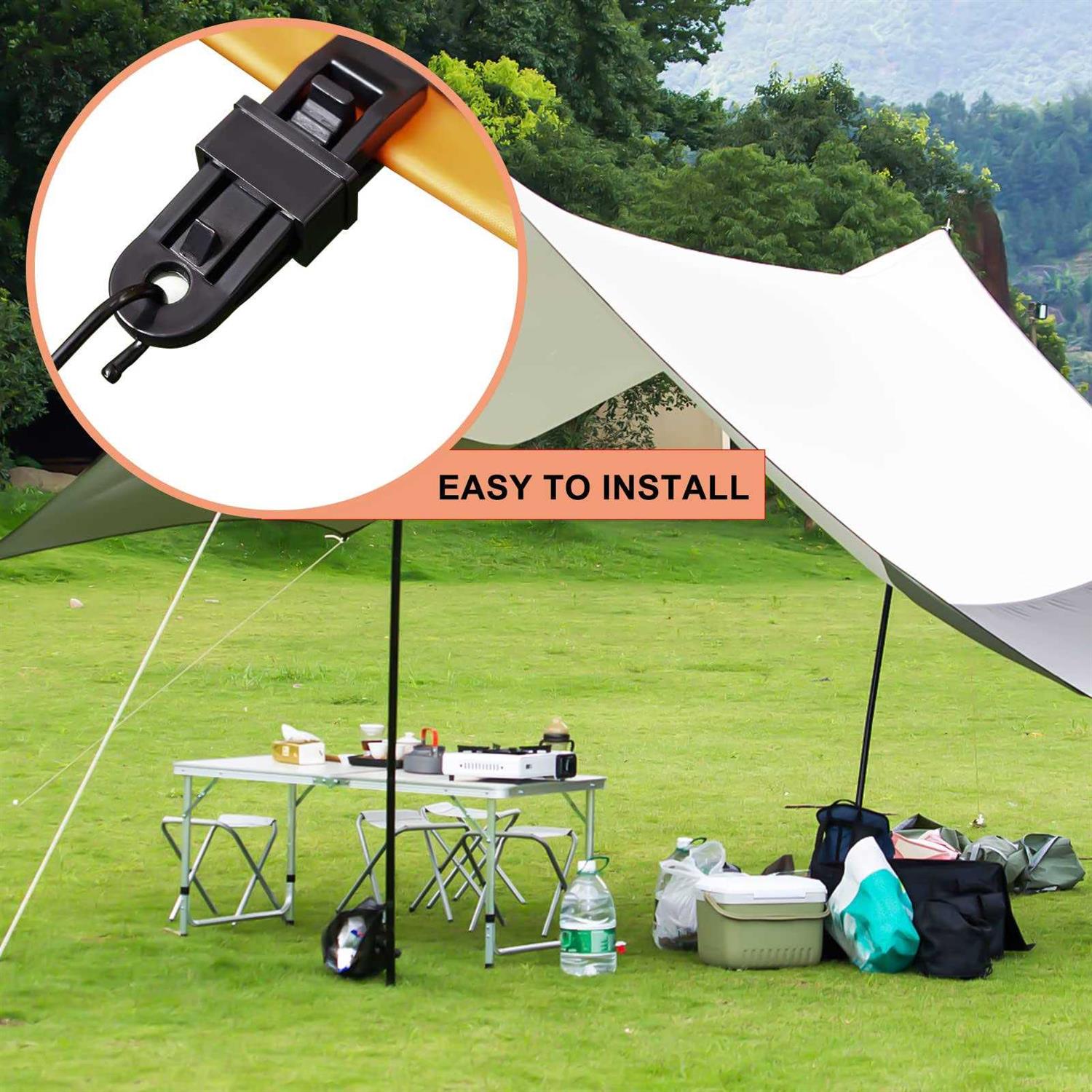 Tarp Clips Heavy Duty Lock Grip,Tarp Clamps for Cover Awnings - Image 4