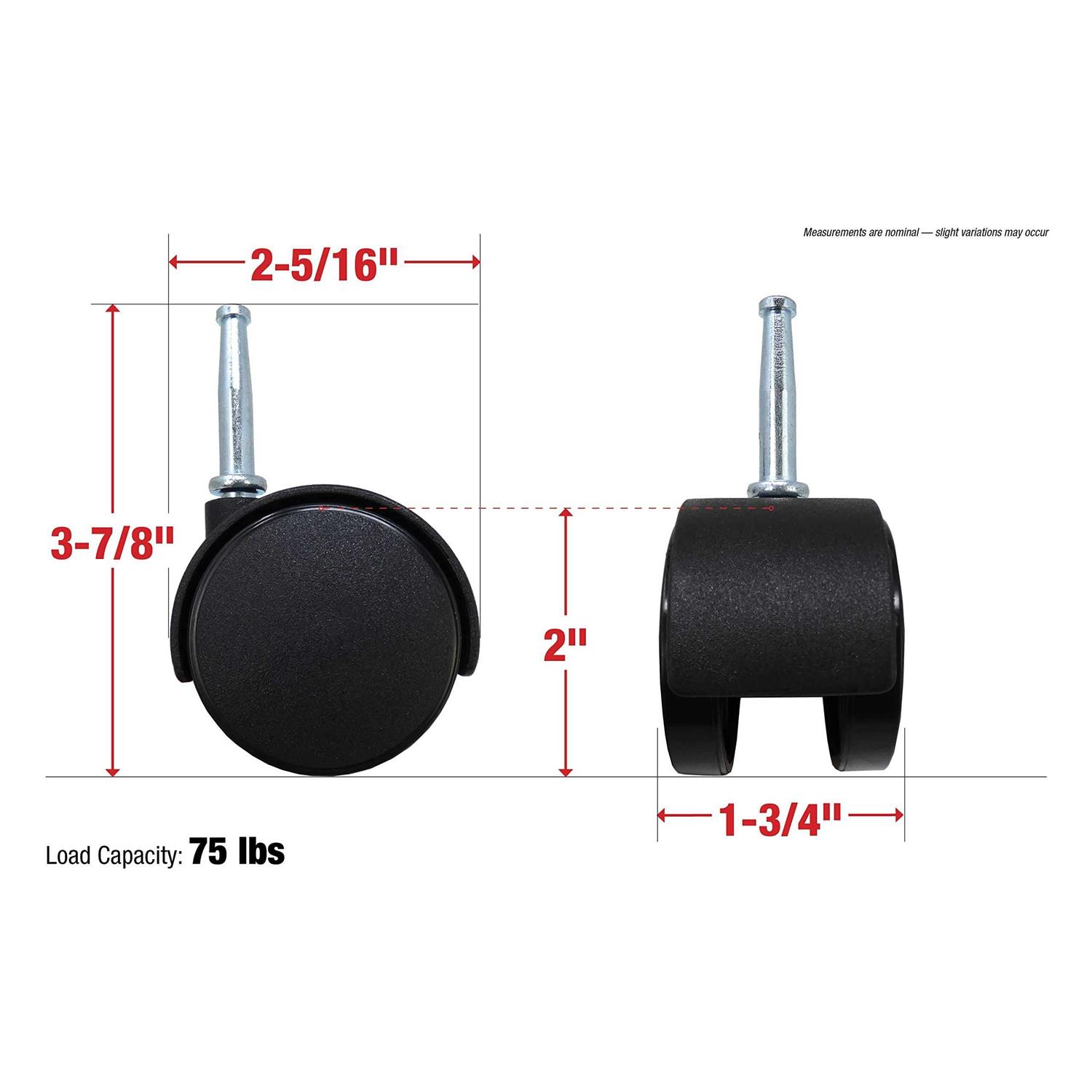 Shepherd Hardware 9418 Swivel Caster 2 in Dia Wheel - Image 5