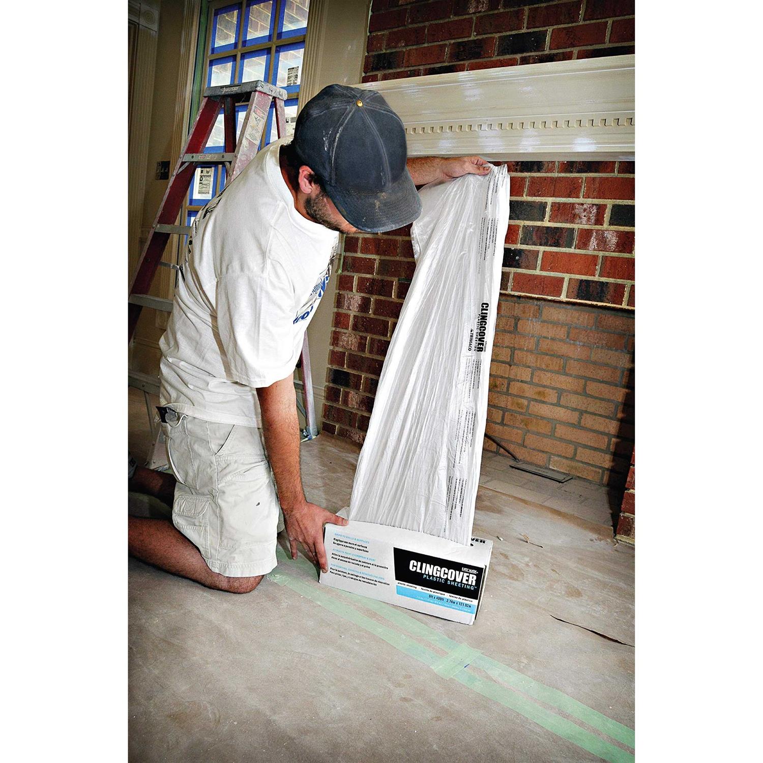 Trimaco 79400 400 X 9 ft. Cling Cover Plastic Sheeting - Image 3