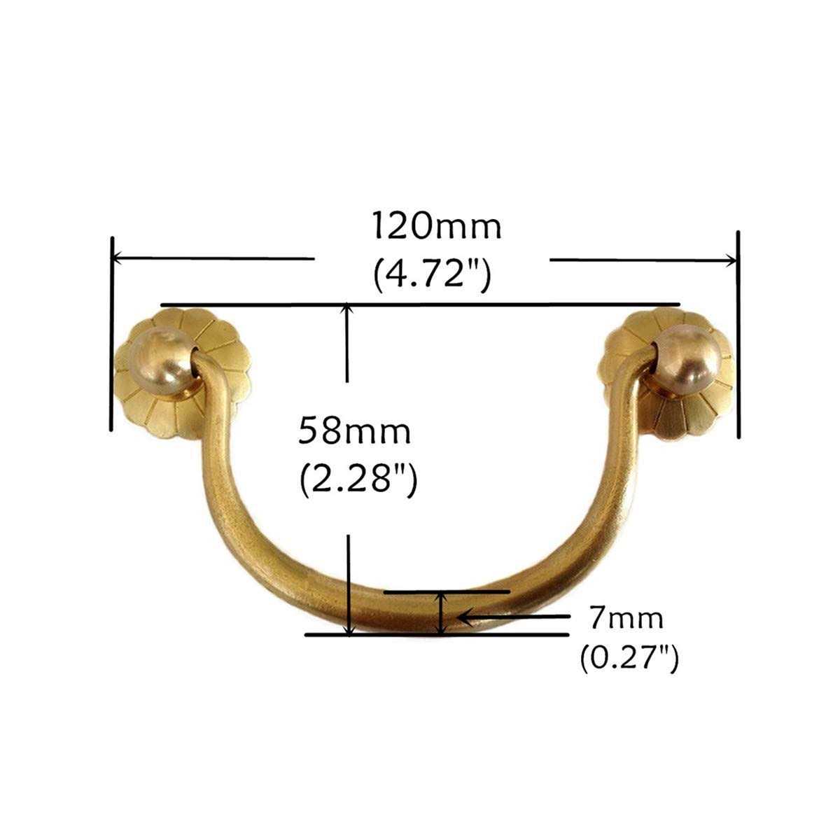 Txinmin Home Txinmin traditional bail cabinet hardware handle pull antique - Image 5