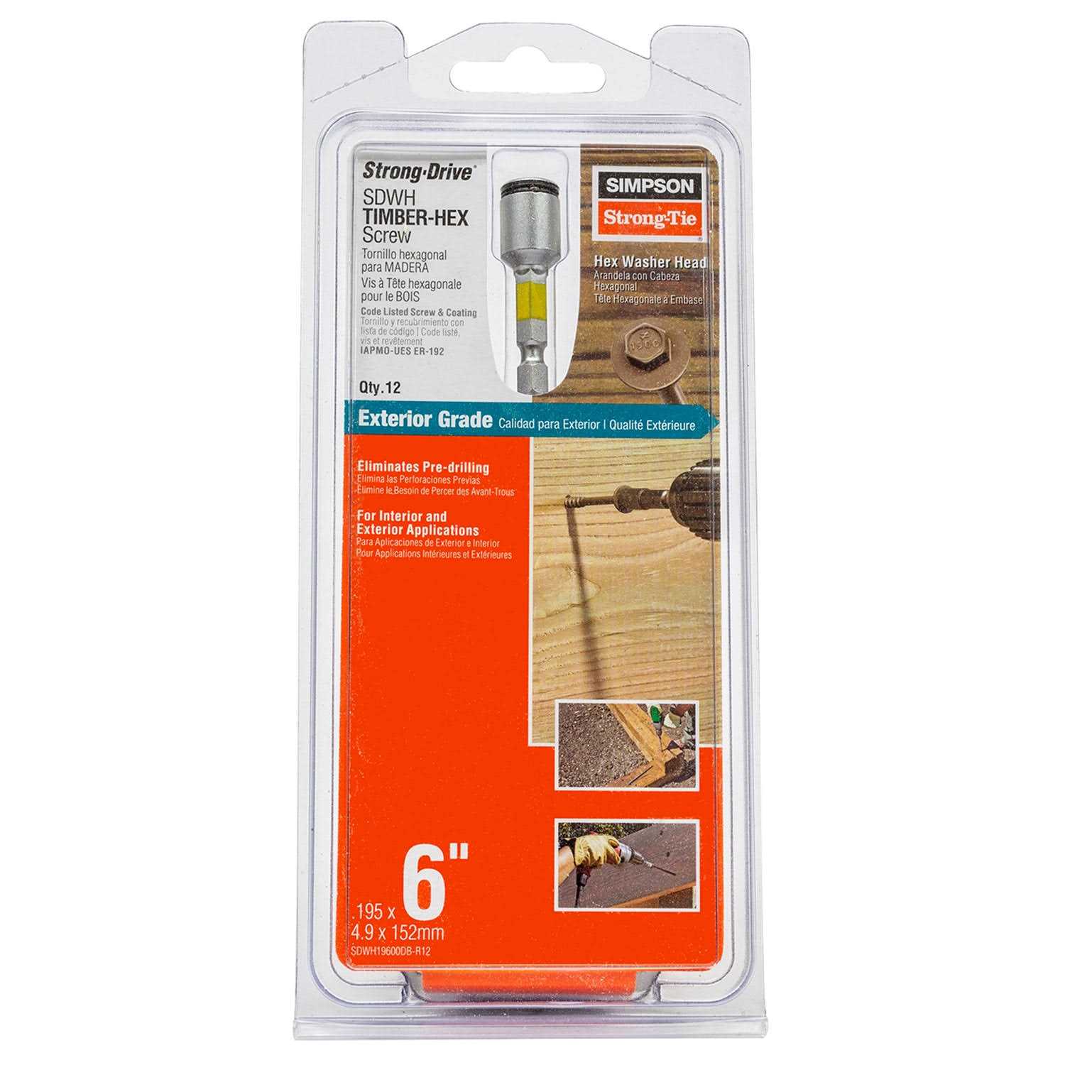 Simpson Strong-Tie Strong-Drive Timber-Hex SDWH - Image 4