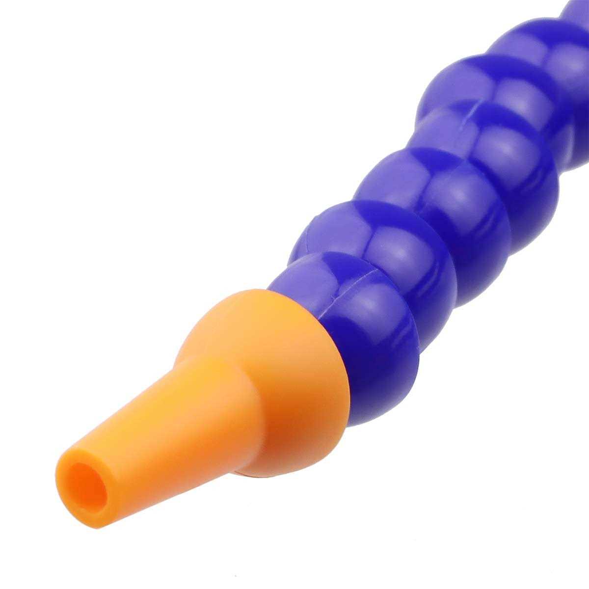 Toppros Pack of 10 Round Nozzle Plastic Flexible Oil Coolant Pipe Hose - Image 5