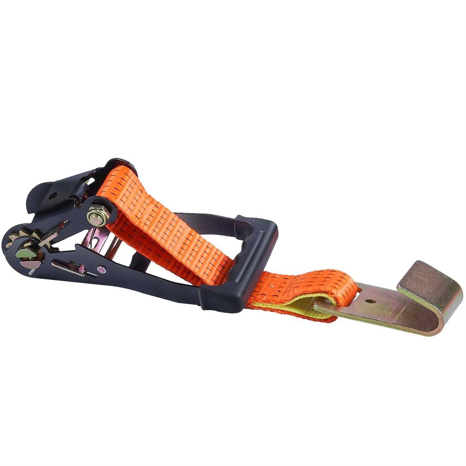 VEVOR Ratchet Tie Down Straps Kit Lasso Style 2 x 120 Tire Straps - Image 3
