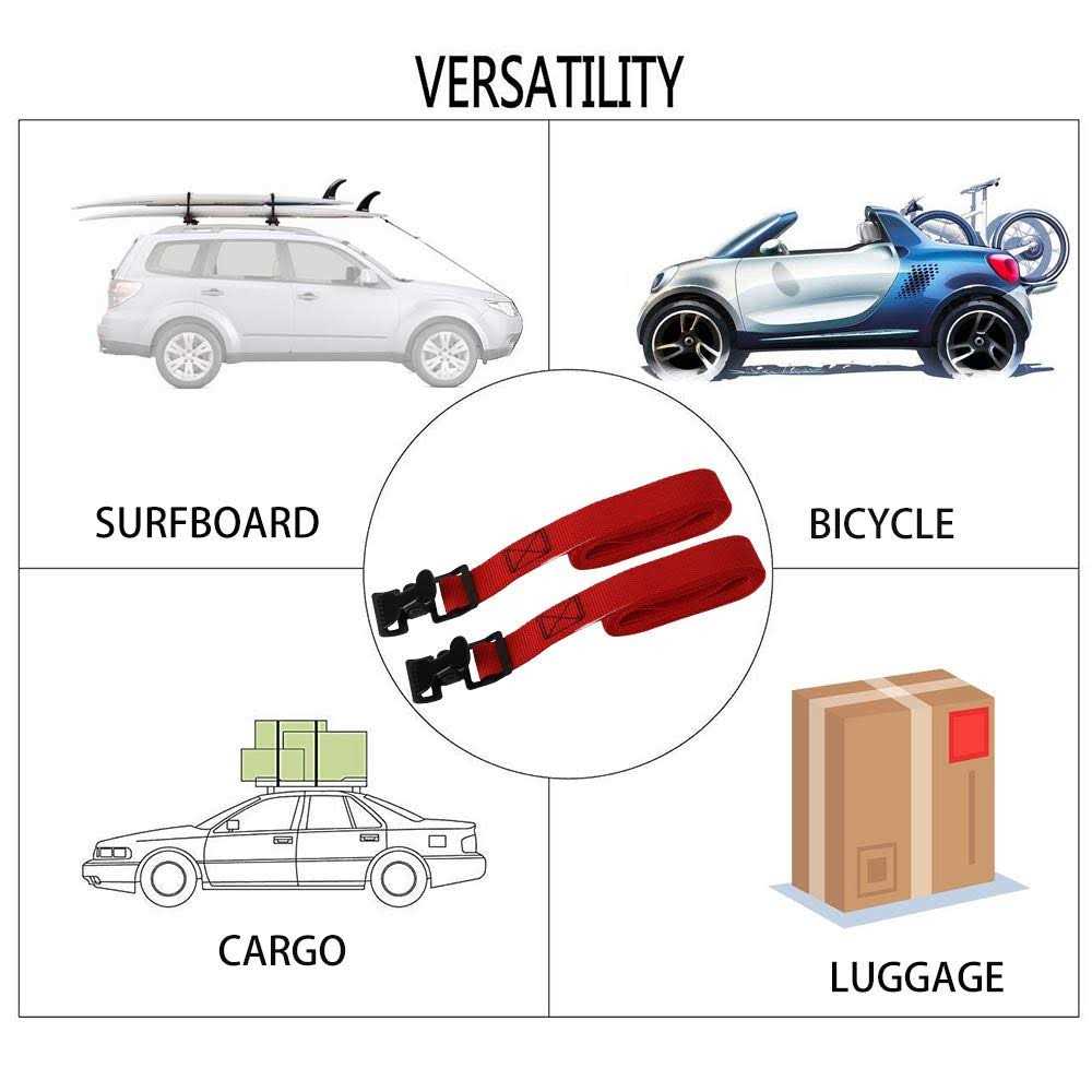 Xstrap Standard 4pk 1 x 5-1/2ft Just Clip All-purpose Lashing Strap - Image 3
