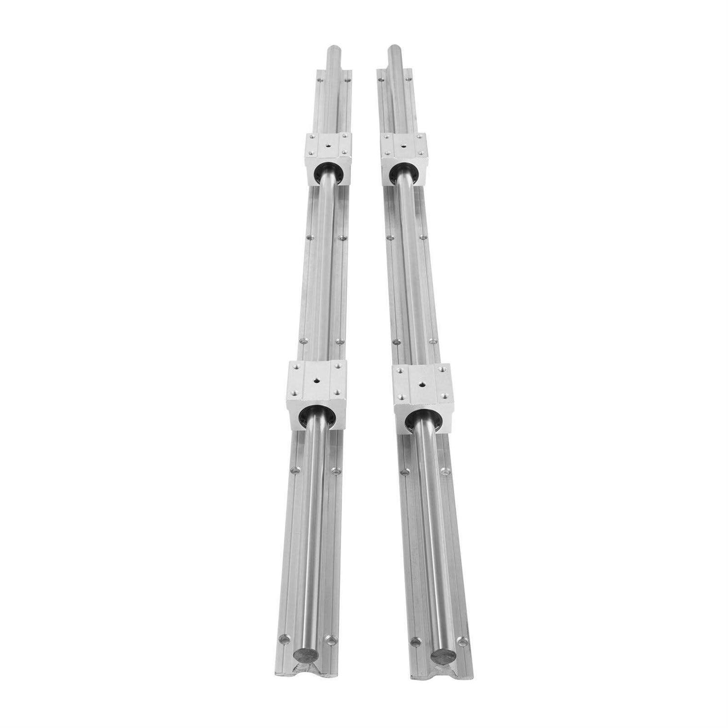 VEVOR Linear Rail 2PCS SBR16-800mm Linear Slide Guide 2 Pcs Rail 4 Pcs SBR16UU Bearing Block for Automated Machines and Equipments - Image 5