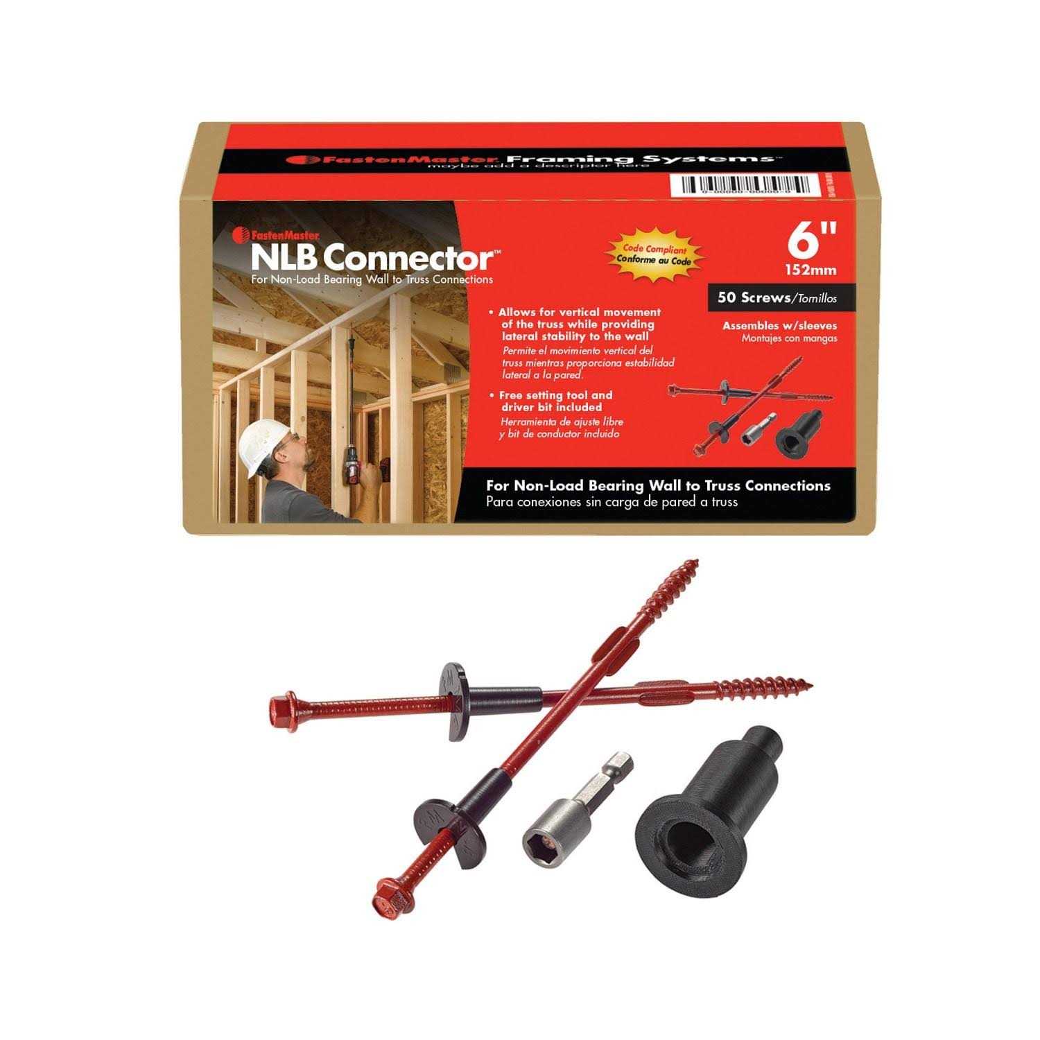 FastenMaster Non-Load Bearing Wall to Truss Connectors