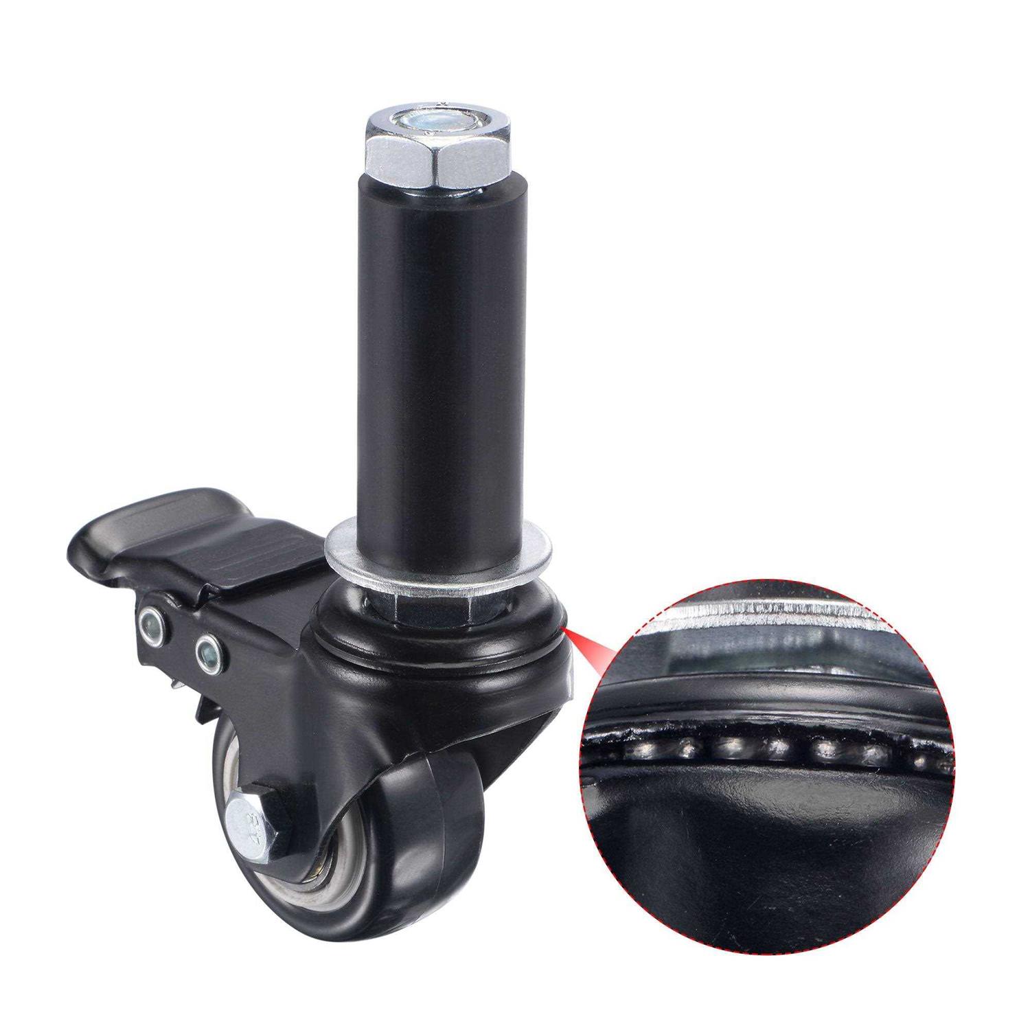 Uxcell Swivel Expanding Stem Caster Capacity for Kitchen Prep PVC - Image 4