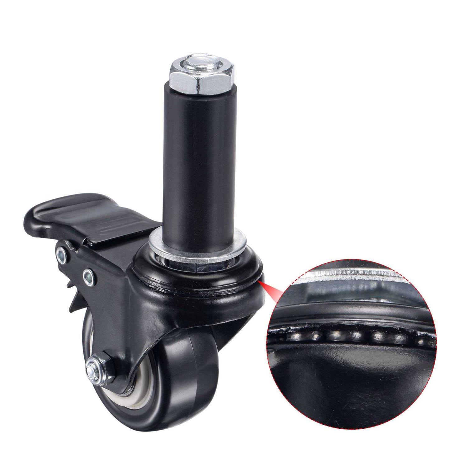 Uxcell Swivel Expanding Stem Caster Capacity for Kitchen Prep PVC - Image 5