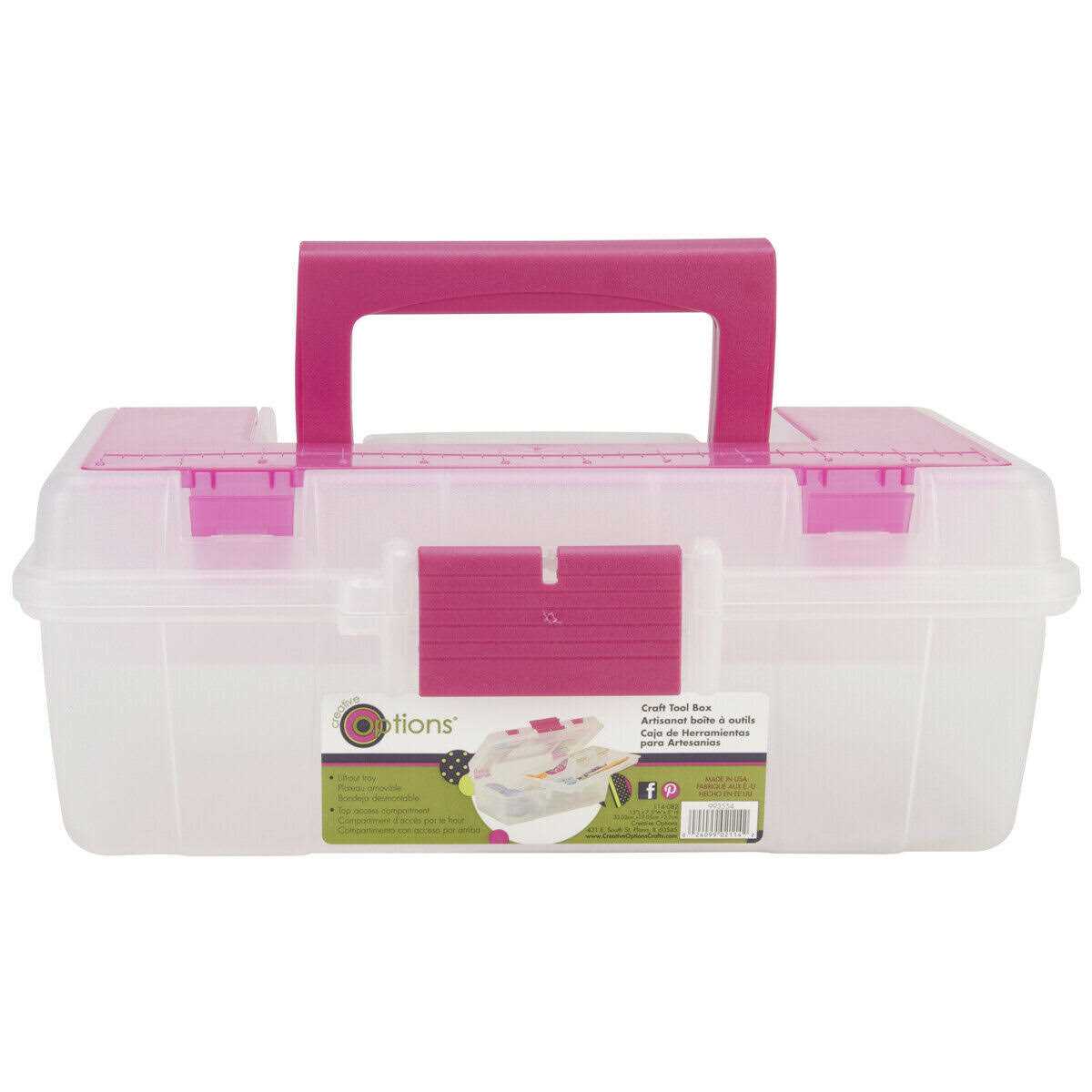 Creative Options Clear Tool Box Organizer - Image 2